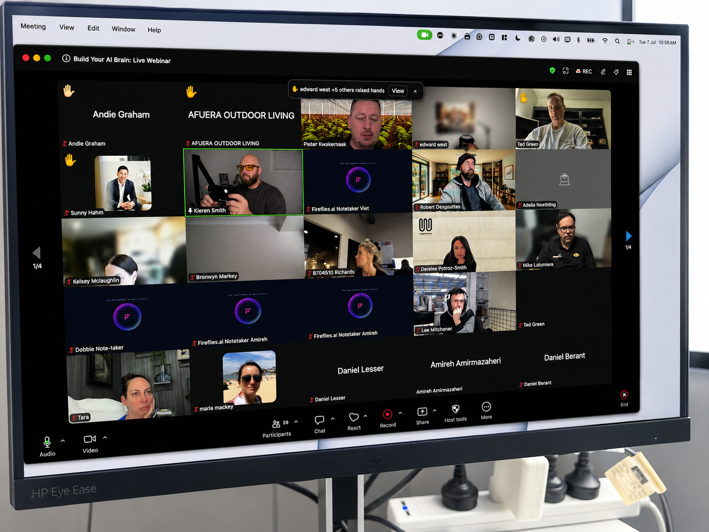 Live Zoom session